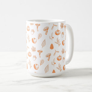  mysig höstmönster kaffemugg