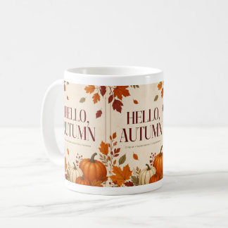 mysig höstmugg | Hej höstpumpa & blad Kaffe Kaffemugg