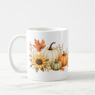 mysig höstmugg med pumpa kaffemugg