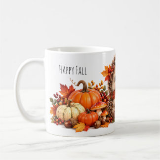 mysig höstpumpa kaffekopp redigerbar