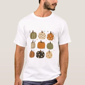  mysig höstskörd akvarellpumpa t shirt