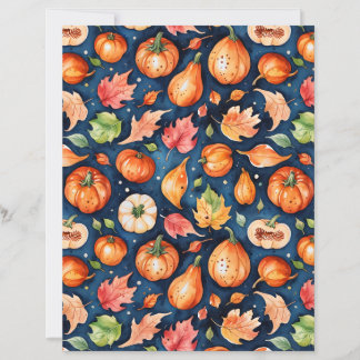 mysig höstskörd Gourd & Pumpkin Mönsterpapper