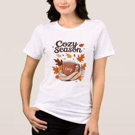 mysig höststämning kaffe t shirt