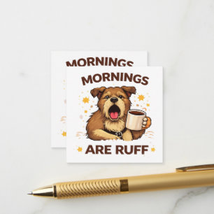 mysig hundillustration tilläggskort