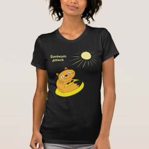  Mysig Introvert Katt Solstråle Humor Illustration T Shirt