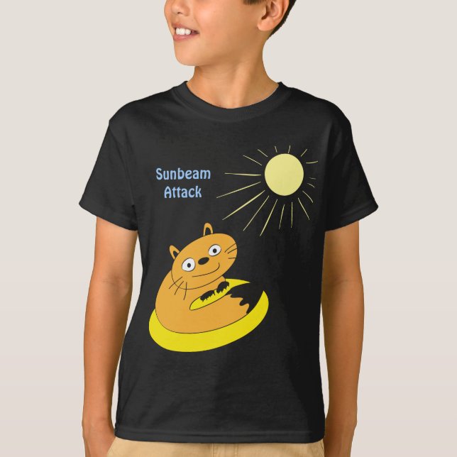  Mysig Introvert Katt Solstråle Humor Illustration Tröja (Framsida)