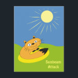 Mysig Introvert Katt Solstråle Humor Illustration Vykort<br><div class="desc">En avspänd orange katt som suger åt sig varmt solljus skapar den perfekta mysiga introvertstämningen i denna söta tecknade illustration. Med lekfull ”Solstråle Attack”-humor fångar detta glada konstverk lat hemmasittarenergi, fredliga eftermiddagar och den enkla glädjen att hitta den perfekta soliga fläcken. De ljusa färgerna och minimalistiska kawaii-stilen gör den idealisk...</div>