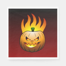  Mysig Jack o'lantern Halloween-pumpa Pappersservett