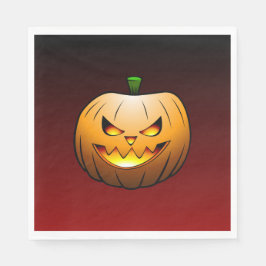  mysig Jack o'lantern Halloween-pumpa Pappersservett