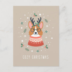 Mysig julcorgi Helg Vykort
