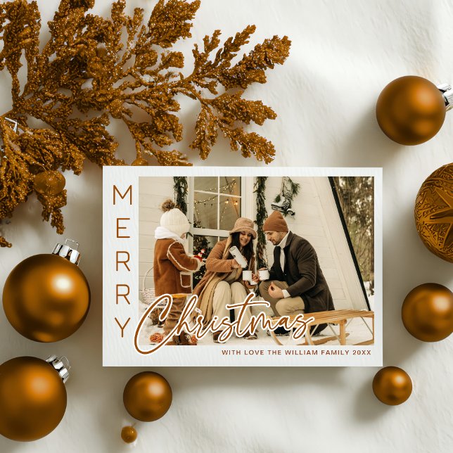  mysig julfamilj 4-foto julkort |  (Skapare uppladdad)