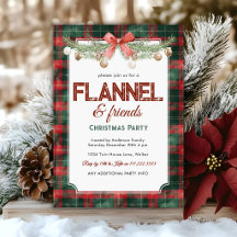 mysig julfest med flanellvänner