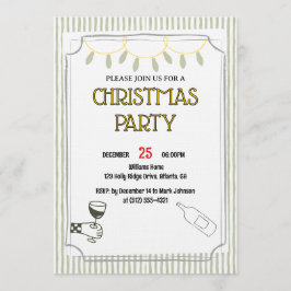  mysig julfirande /Festive julfirande Inbjudningar