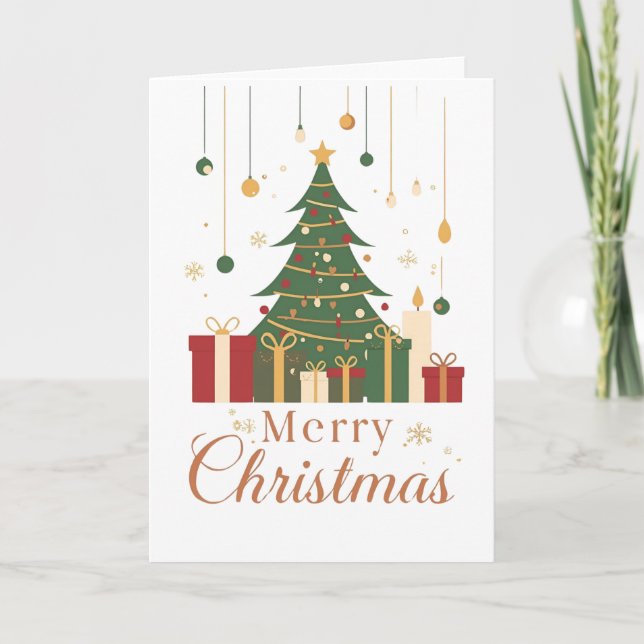  mysig julfirande kort (Framsida)
