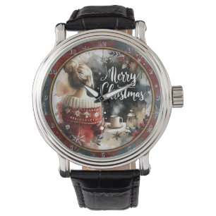 mysig julgirltröja armbandsur