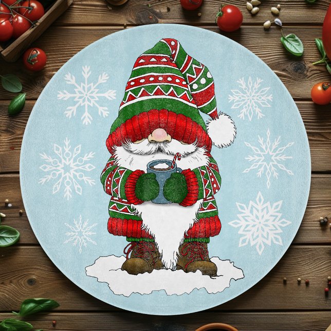  Mysig julgnom röd grön vinter sötnos (Skapare uppladdad)