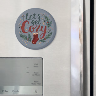 mysig julgran berry bokstäver magnet