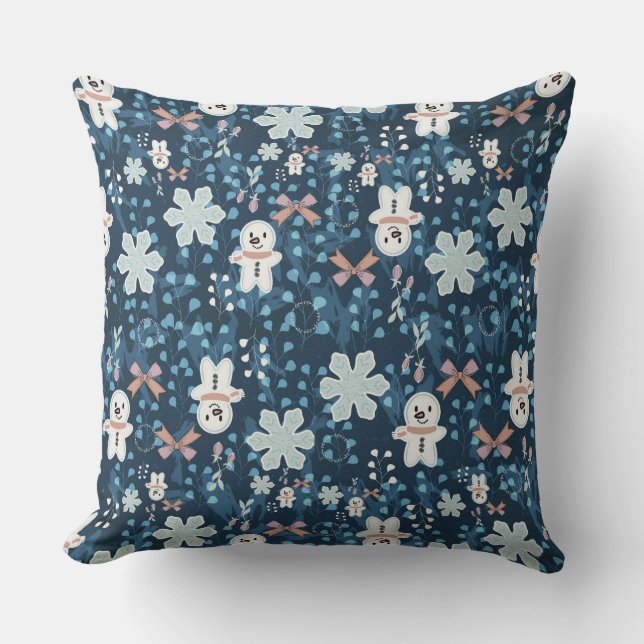  mysig julkudde med fantasifull design kudde (Framsida)