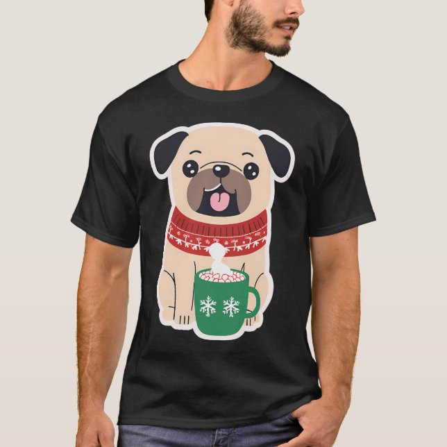 Mysig julmops med het choklad t shirt (Framsida)