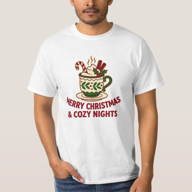  mysig julmugg natt t shirt (Framsida)