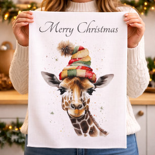 mysig Julsafari, specialbeställd Kökshandduk