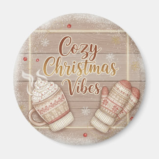 mysig julstämning dekorativ kudde magnet