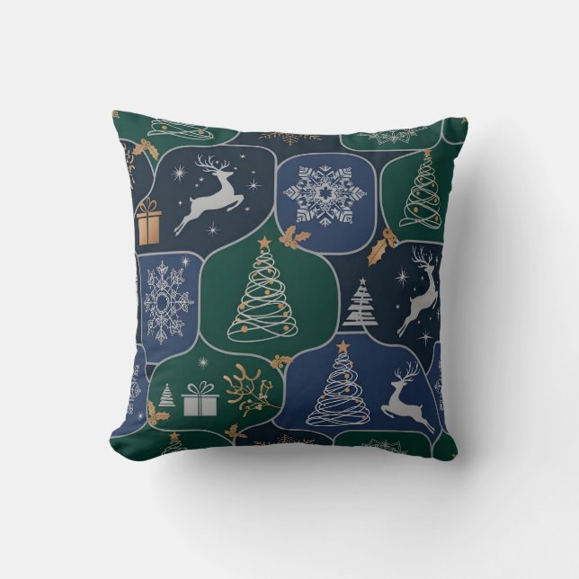 Mysig julstämning kudde (Framsida)