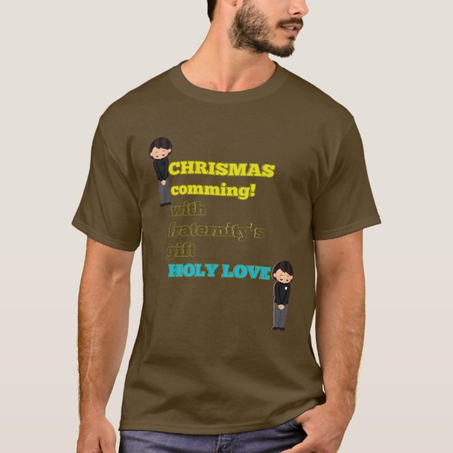  mysig julstämning T-shirt (Framsida)