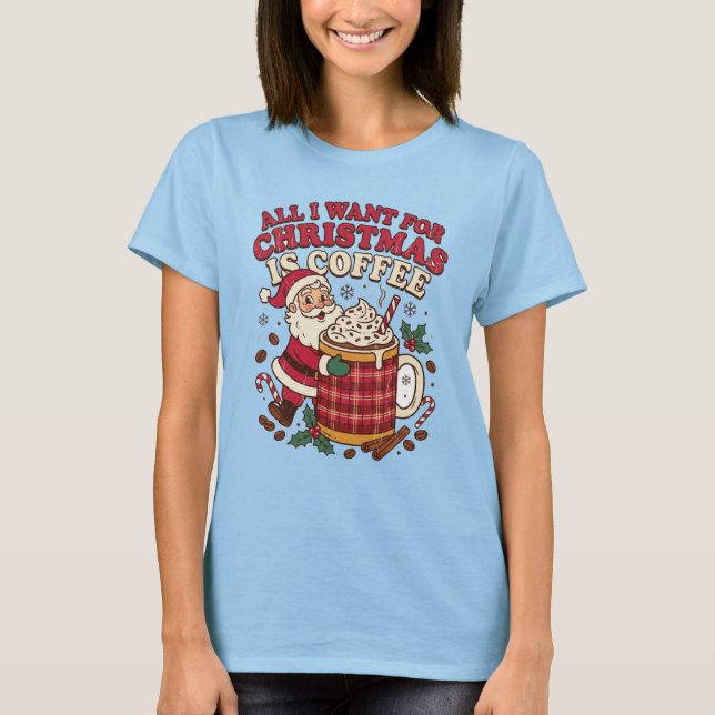  mysig jultomte julkaffemoment t shirt (Framsida)