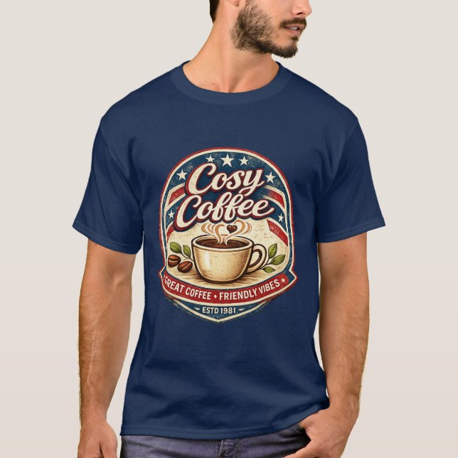 mysig kaffe t shirt (Framsida)