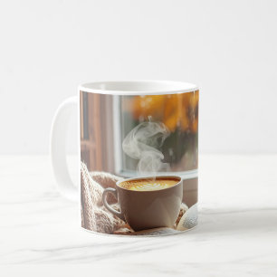 mysig kaffekopp för läsning