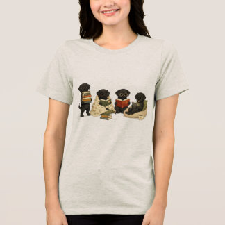 mysig Kofta för Hundälskare med Hundar som Läste T Shirt