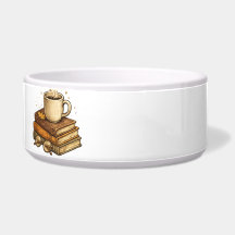 mysig kopp för läsning - Böcker och kaffedesign