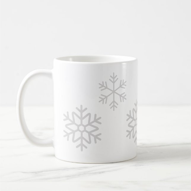  mysig kopp för vintervibes med snöflinga, mysig k (Vänster)