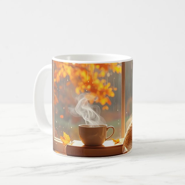  mysig läsningsvrå Classic-mugg Kaffemugg (Framsida vänster)