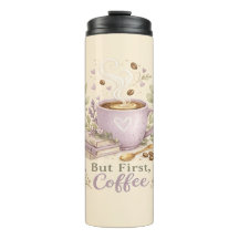 mysig lavendel vattenfärg kaffe