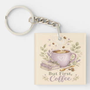 mysig lavendel vattenfärg kaffe