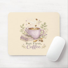 mysig lavendel vattenfärg kaffe