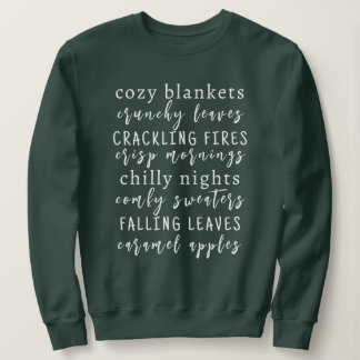 mysig lista över höstens favoriter Damtröja T Shirt