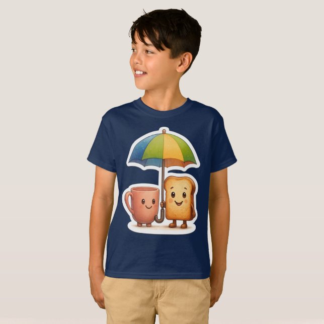  mysig morgonduo ☕🍞 t shirt (Hel framsida)
