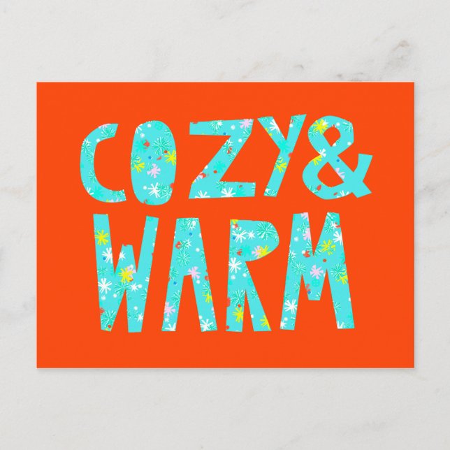  mysig och varm helg vykort (Framsida)