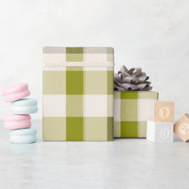  mysig oliv beige natur sand rutmönster presentpapper