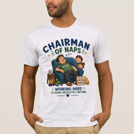 mysig ordförande‑för‑lurvigthet humor design t shirt