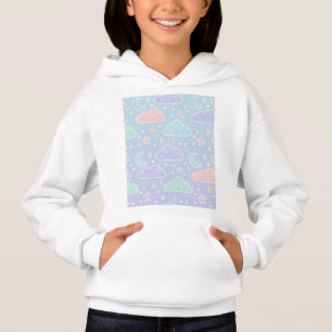 mysig pastellmoln estetisk hoodie t shirt
