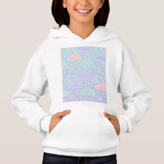 mysig pastellmoln estetisk hoodie t shirt