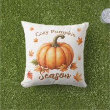 mysig pumpasäsong - höstkastkudde