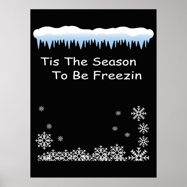  mysig rolig vinter, det är dags att frysa poster (Framsidan)