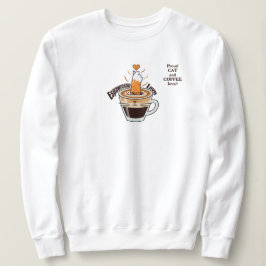 mysig rustic katt kaffefantastiskt mode t shirt