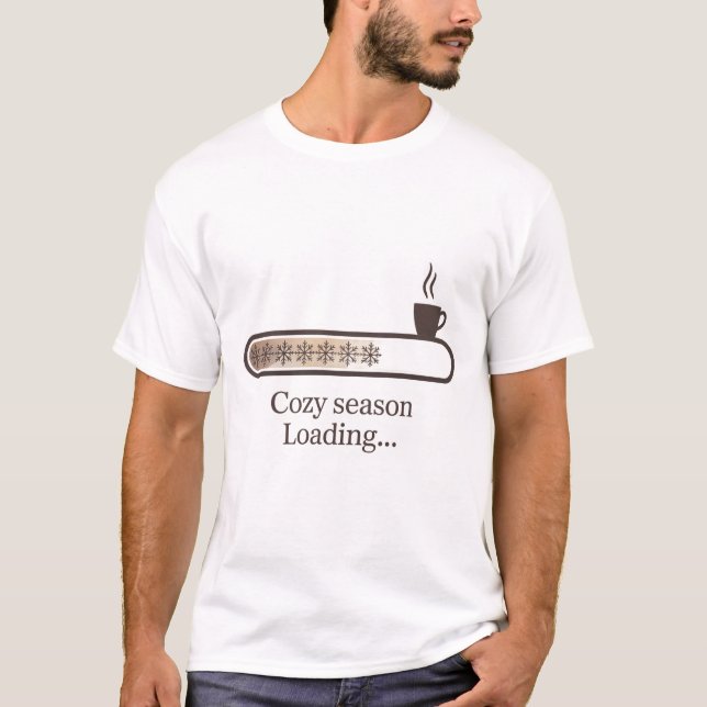  mysig säsongsladdnings-sweatshirt | Minimalistisk T Shirt (Framsida)