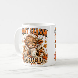  mysig säsongsstämning Highland Ko Kaffemugg